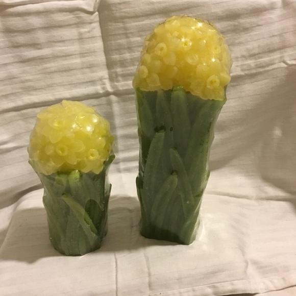 Flower top candles - Picture 2 of 3